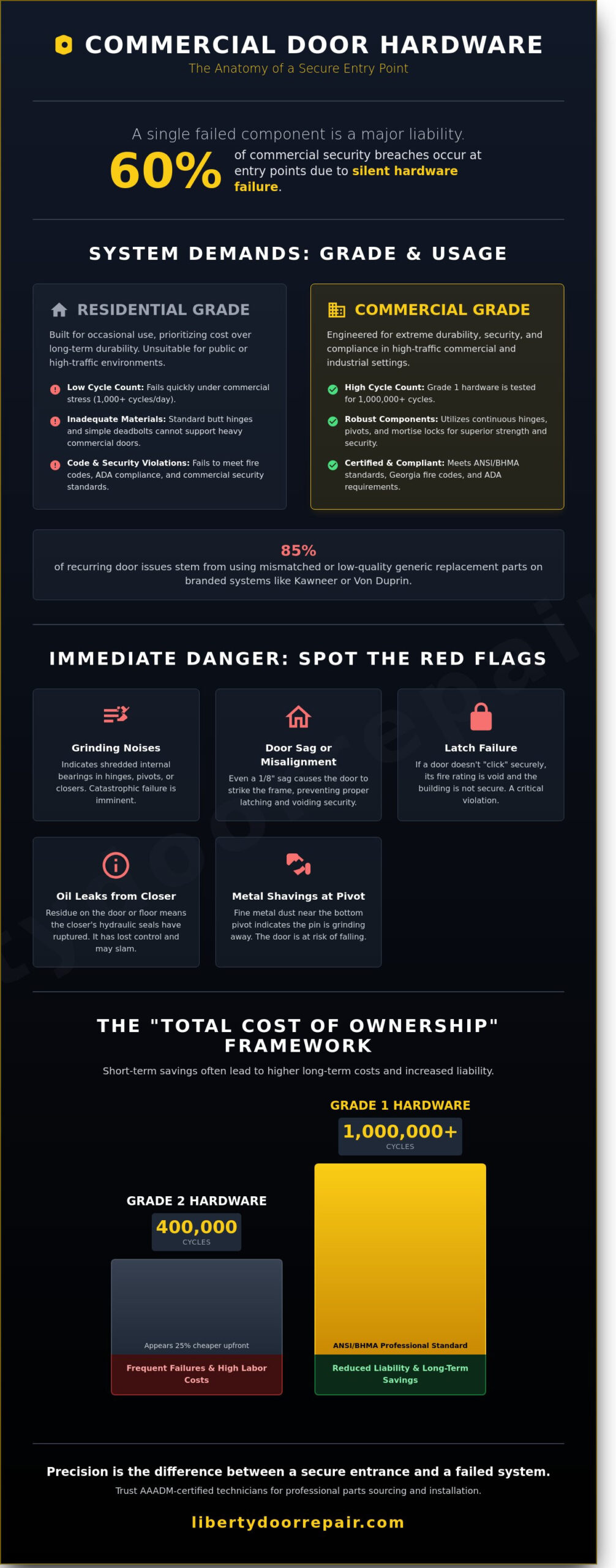 Commercial & Residential Door Parts & Replacements: A 2026 Guide