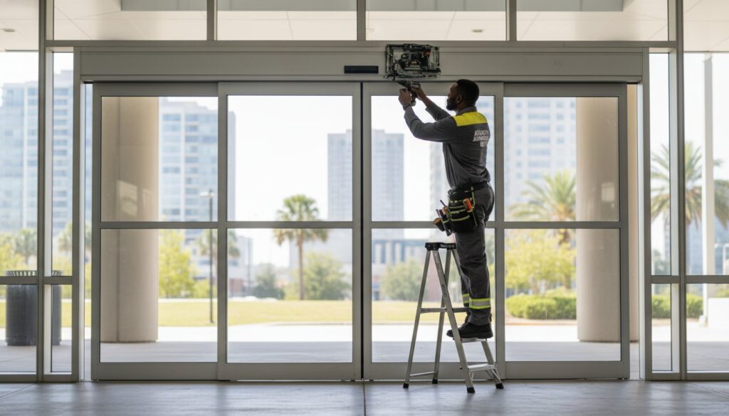 Automatic Door Keeps Opening and Closing? Fixes for Atlanta Businesses in 2026