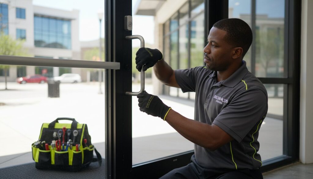 Commercial Door Hardware Replacement in Alpharetta: A 2026 Guide to Business Security