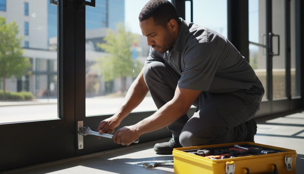 Replacing Commercial Door Pivot Hinges in Atlanta: The 2026 Business Owner’s Guide