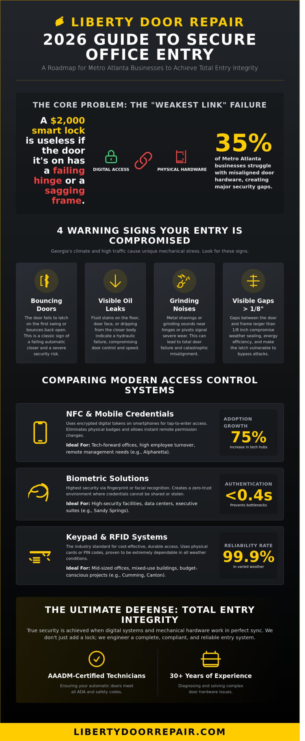 Secure Office Entry Solutions in Georgia: The 2026 Business Owner’s Buying Guide
