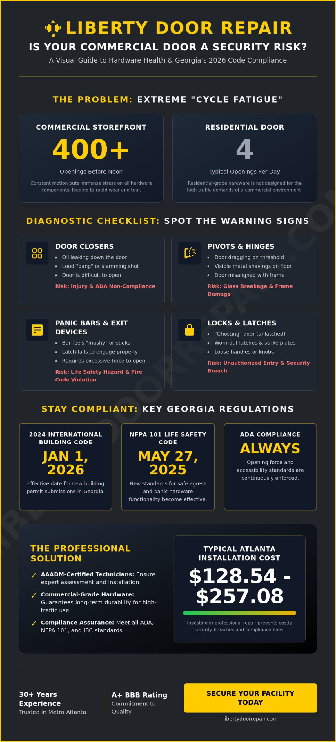 Door Hardware Repair and Replacement in Metro Atlanta: The 2026 Expert Guide