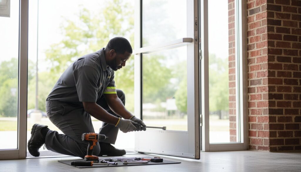 Expert Commercial Aluminum Door Repair in Marietta: Secure Your Storefront