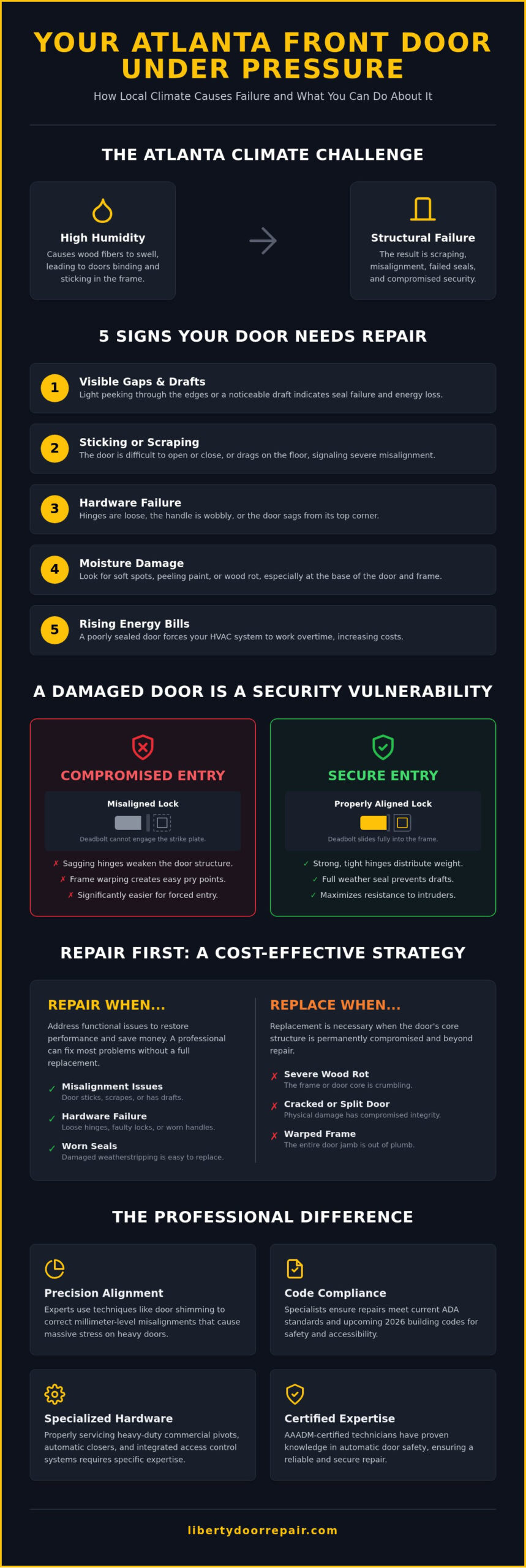 Expert Front Door Repair in Atlanta: Restoring Security and Curb Appeal
